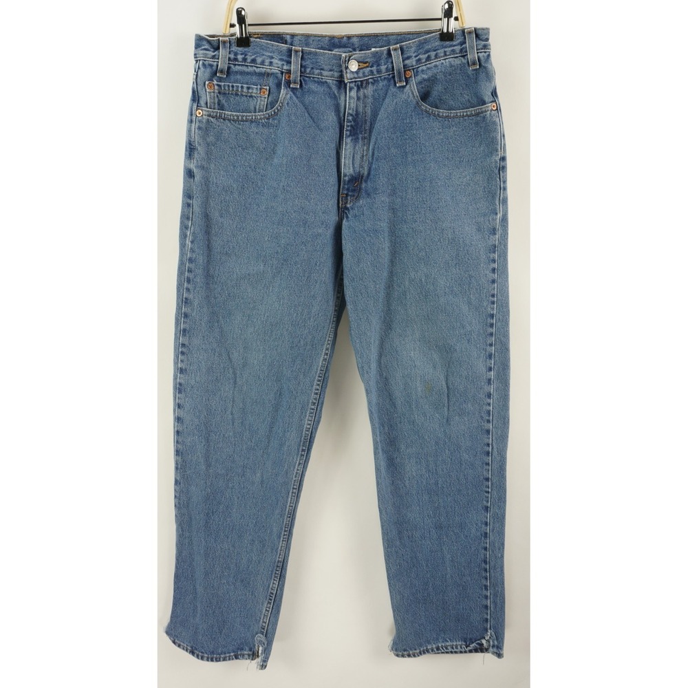 Vintage 90s 1991 Levi's USA 550 Mens 36 x 34‎ Relaxed Fit Blue Skater Jeans